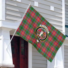 McCullough Tartan Crest House Flag