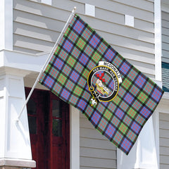 McDonald Ancient Tartan Crest House Flag