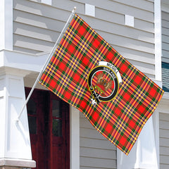 McGill Modern Tartan Crest House Flag