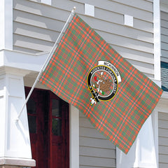 McKinnon Ancient Tartan Crest House Flag