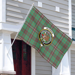 McKinnon Hunting Ancient Tartan Crest House Flag