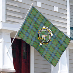 McMillan Hunting Ancient Tartan Crest House Flag