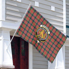 McPherson Ancient Tartan Crest House Flag