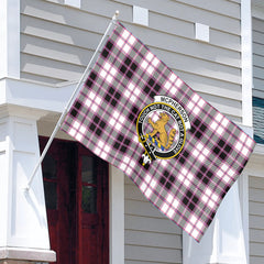 McPherson Hunting Modern Tartan Crest House Flag