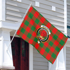 Moncreiffe (or Moncreiff) Tartan Crest House Flag