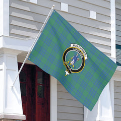 Montgomery Ancient Tartan Crest House Flag