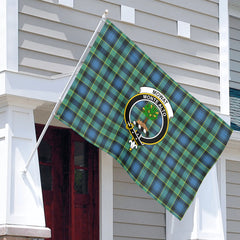 Mowat Ancient Tartan Crest House Flag