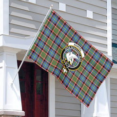Norvel (or Norvill) Tartan Crest House Flag
