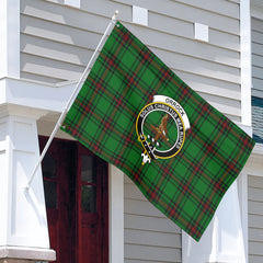 Orrock Tartan Crest House Flag