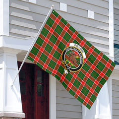 Pollock Tartan Crest House Flag