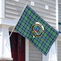 Rose Hunting Ancient Tartan Crest House Flag