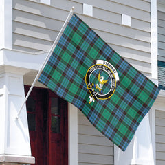 Stewart Old Ancient Tartan Crest House Flag