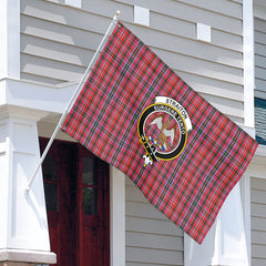 Straiton Tartan Crest House Flag