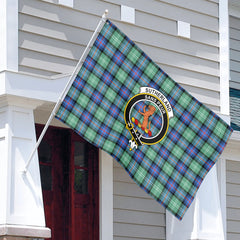 Sutherland Old Ancient Tartan Crest House Flag