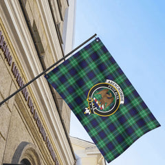 Abercrombie Tartan Crest House Flag