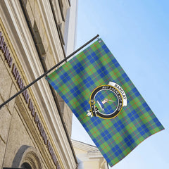 Barclay Hunting Ancient Tartan Crest House Flag