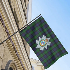 Black Watch Tartan Crest House Flag