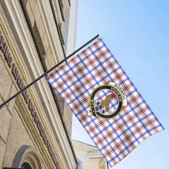 Boswell Modern Tartan Crest House Flag