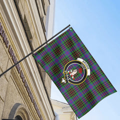 Brodie Hunting Modern Tartan Crest House Flag