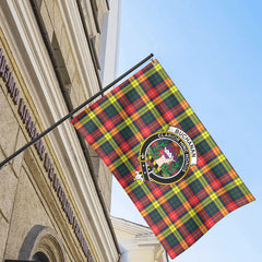 Buchanan Modern Tartan Crest House Flag