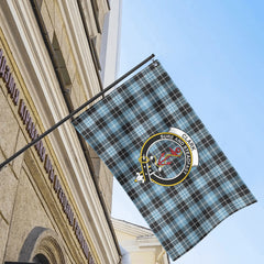 Clark Ancient Tartan Crest House Flag