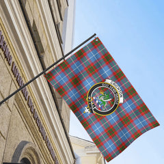Crichton Tartan Crest House Flag