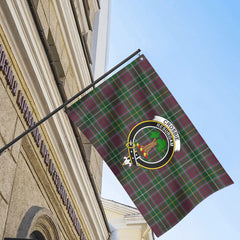 Crosbie Tartan Crest House Flag