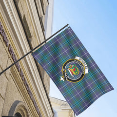 Douglas Modern Tartan Crest House Flag