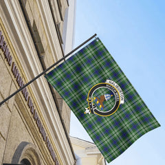 Haliburton Tartan Crest House Flag