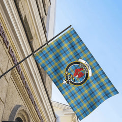 Laing Tartan Crest House Flag