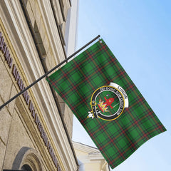 Lundin Tartan Crest House Flag