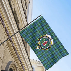 Lyon Tartan Crest House Flag
