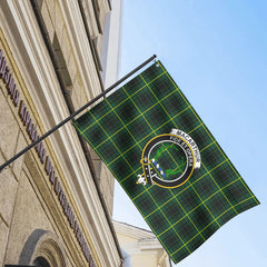 MacArthur Modern Tartan Crest House Flag