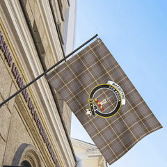 MacIntyre Hunting Weathered Tartan Crest House Flag