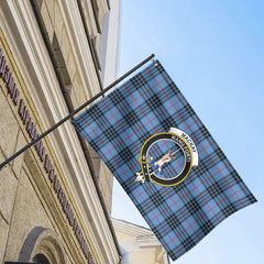 MacKay Blue Tartan Crest House Flag