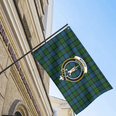 MacKay Modern Tartan Crest House Flag