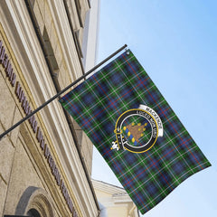 MacKenzie Modern Tartan Crest House Flag