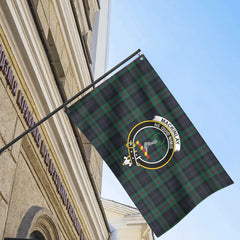 MacKinlay Modern Tartan Crest House Flag