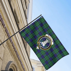 McCallum Modern Tartan Crest House Flag
