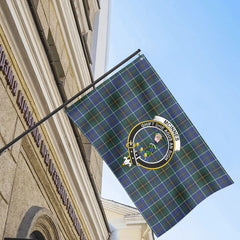 McInnes Modern Tartan Crest House Flag