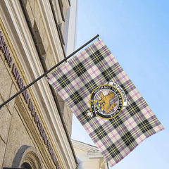 McPherson Dress Ancient Tartan Crest House Flag