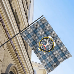 Napier Modern Tartan Crest House Flag