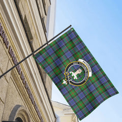 Paterson Tartan Crest House Flag