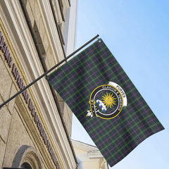 Purves Tartan Crest House Flag