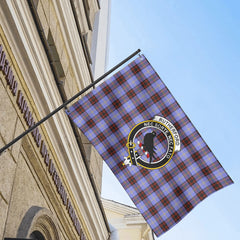 Rutherford Tartan Crest House Flag