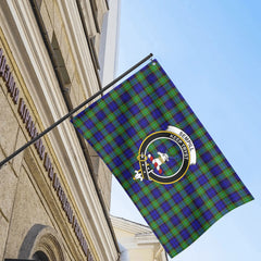 Sempill Modern Tartan Crest House Flag
