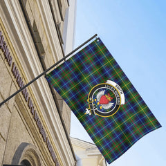 Smith Modern Tartan Crest House Flag