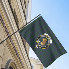 Walker Hunting Tartan Crest House Flag