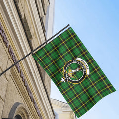 Wallace Hunting Modern Tartan Crest House Flag