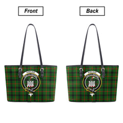 Kincaid Tartan Crest Leather Tote Bag